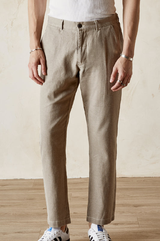 ARCH  Twill Back Elastic Cropped Pant