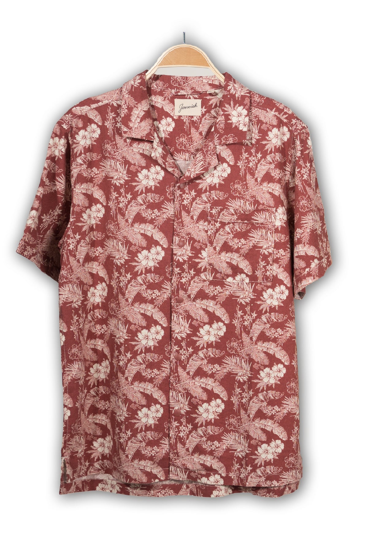 DEL REY  Printed Linen Viscose Camp Shirt