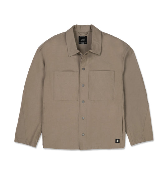 TREVOR - COTTON NYLON STRETCH SHIRTJACKET