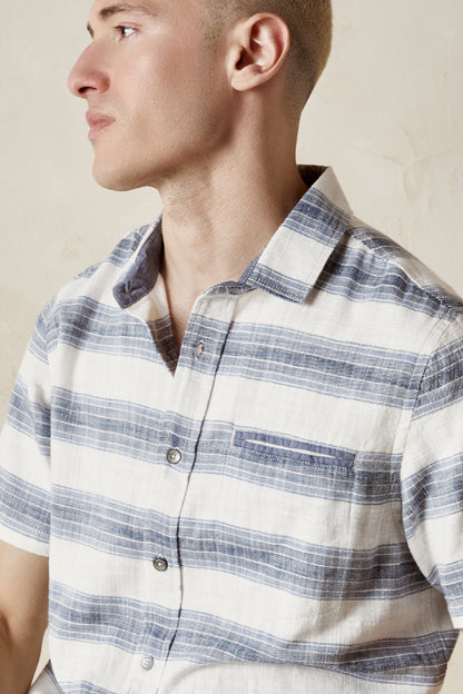 KLINE  Slub Twill Stripe Shirt