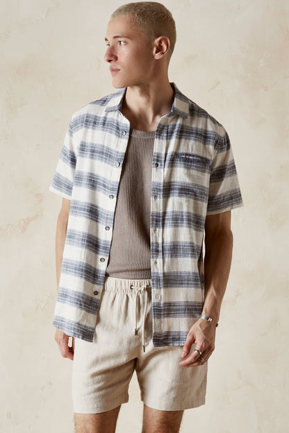 KLINE  Slub Twill Stripe Shirt